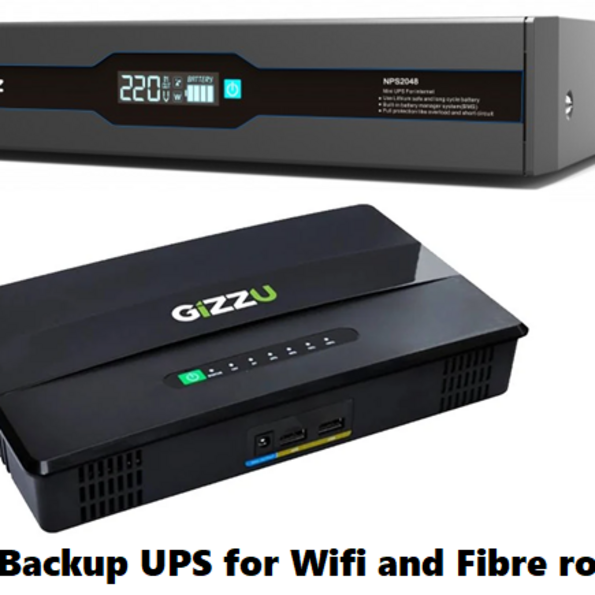 Mini UPS Backup Power for Wifi & Fibre Routers